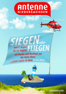 Plakat Siegen oder Fliegen