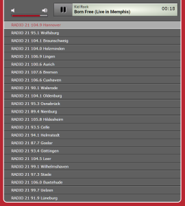Screenshot Radio-21-Streams