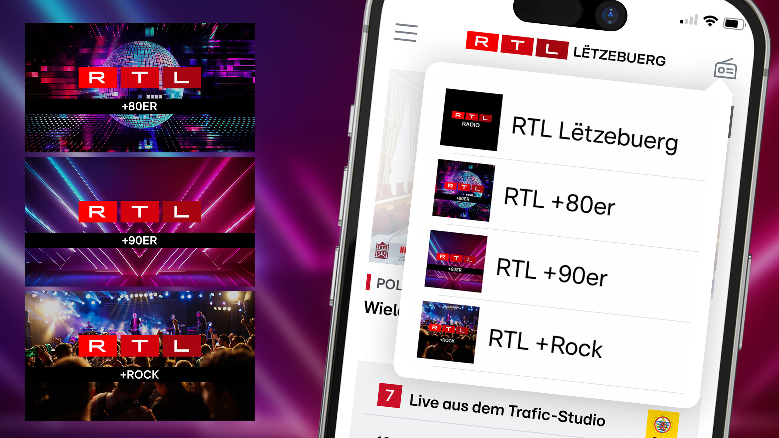 RTL Luxembourg launches a dedicated radio with FFH-Plus technology